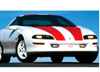 1998-02 Camaro & Z28 Stripe Kit - for COUPE with T-TOP Stripes